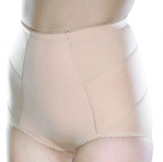 Slip-gaine de maintien abdominal léger et réduction de hernie inguinale ErniaSlip lady avec pelotes goural (version corrigée)