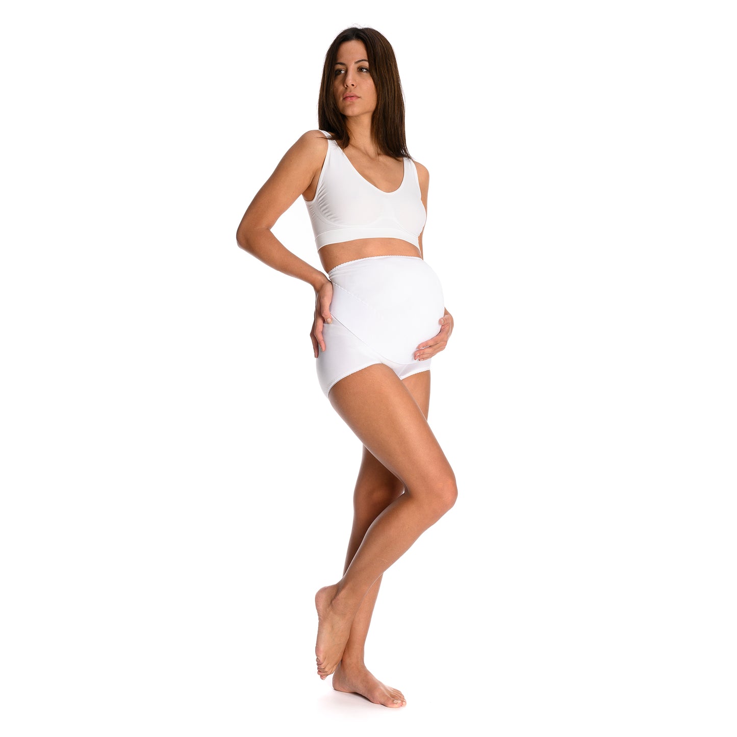 Slip de maintien abdominal réglable en tension pour femme enceinte ou ventres forts