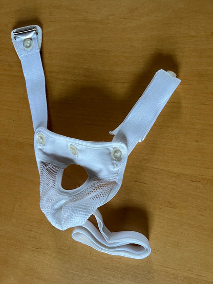 Suspensoir testiculaire Lux en maille aérée avec passage de verge