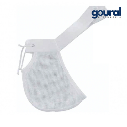 Lux testicular suspender with penis passage