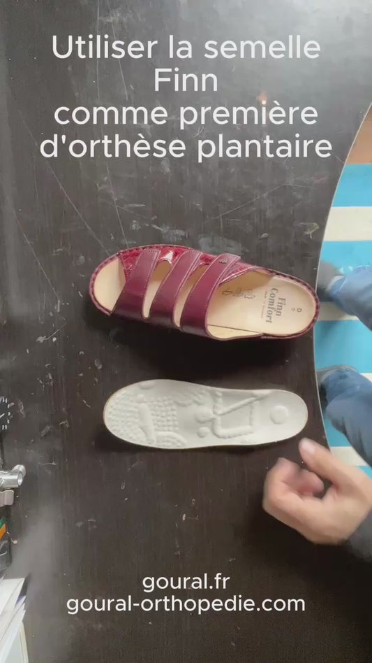 Orthèses plantaires sur-mesure à partir de premières Finn